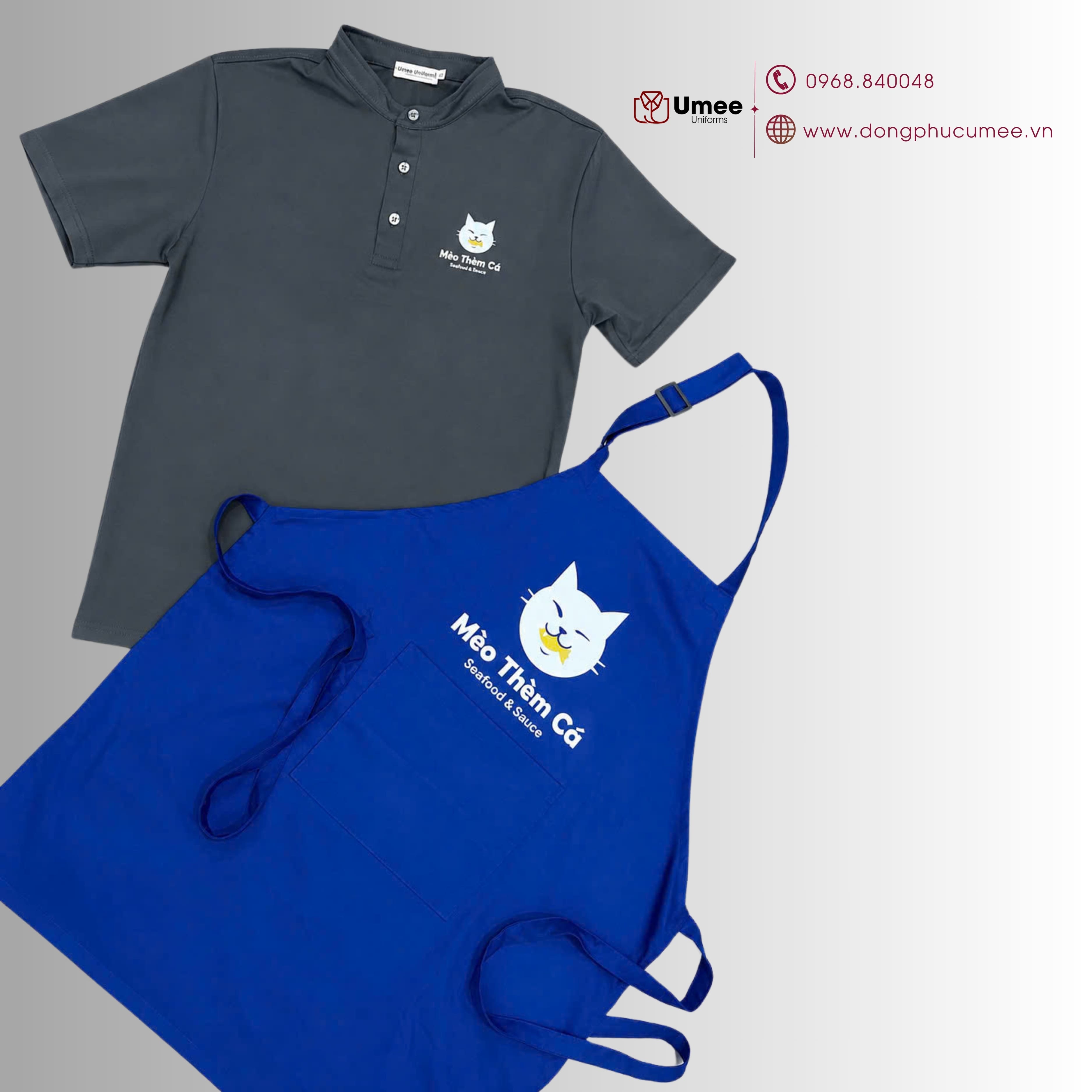 Đồng phục nhà hàng hải sản - Mèo Thèm Cá - Umee Uniform
