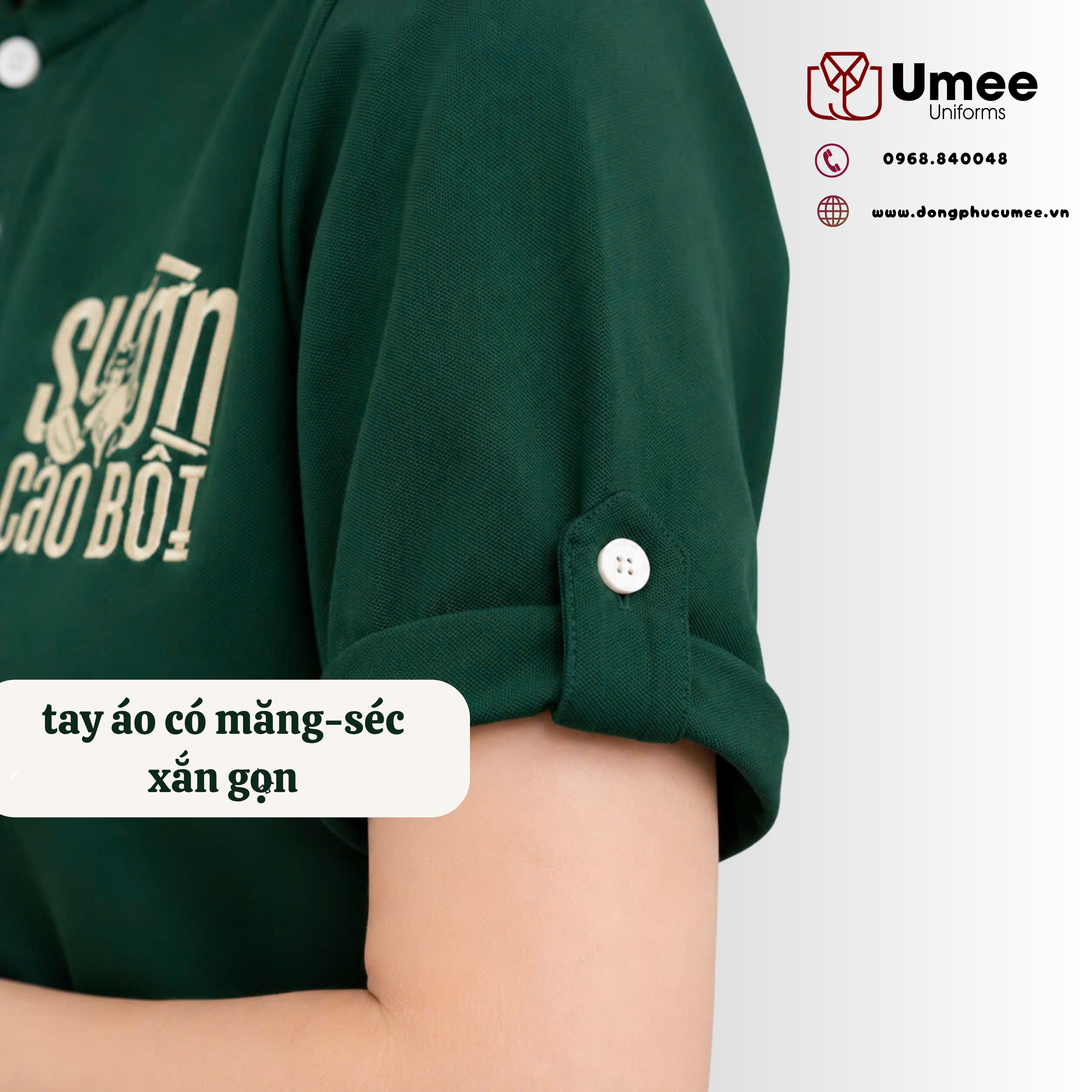 Đồng Phục Quán Nướng BBQ - Áo Polo Cổ Trụ | Umee Uniforms