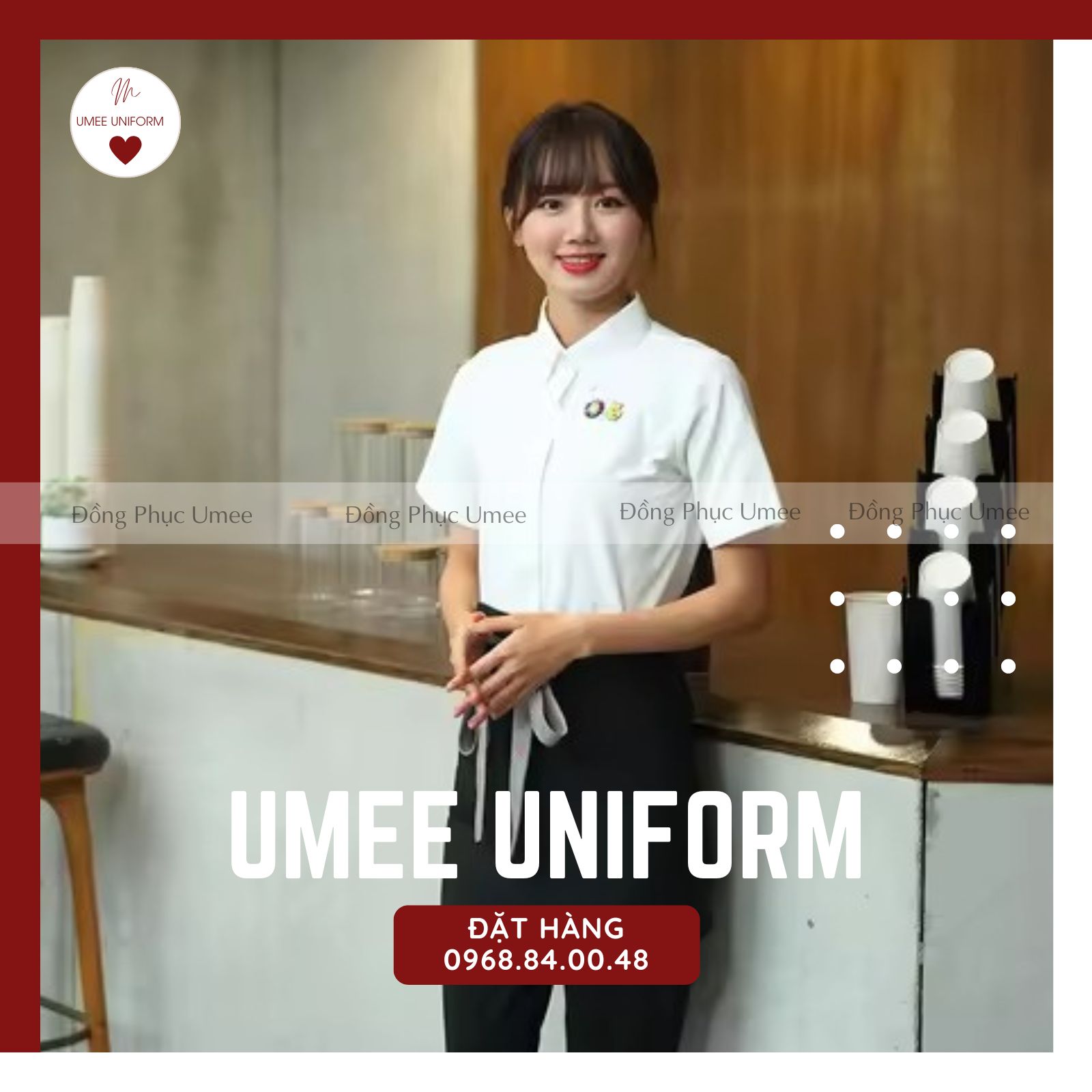 Đồng phục Coffee mẫu 04