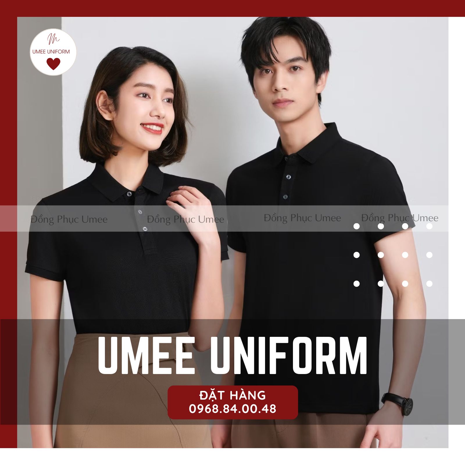 Đồng Phục Coffee Màu Đen 02