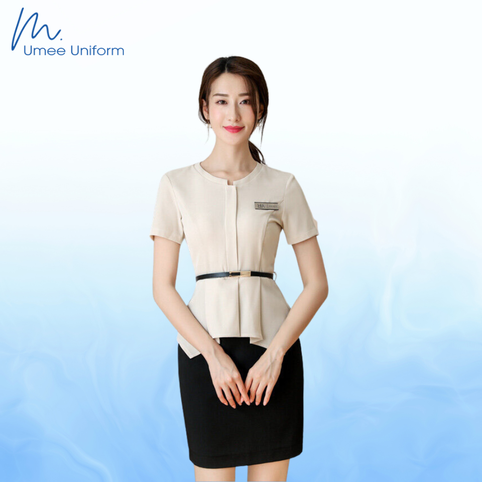 Đồng phục lễ tân Spa mẫu 02