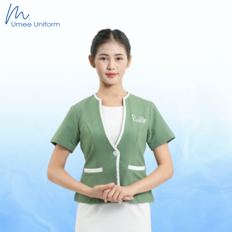Đồng phục lễ tân Spa mẫu 03