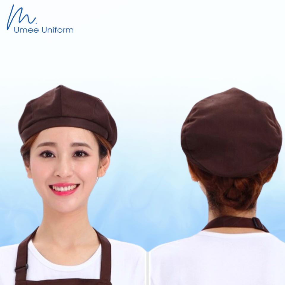 Đồng phục mũ nồi dành cho nhân viên cafe mẫu 02