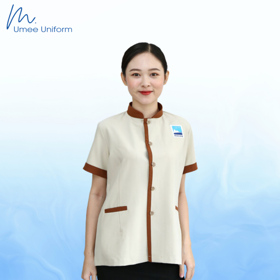 Đồng phục nhân viên Buồng phòng khách sạn mẫu 01