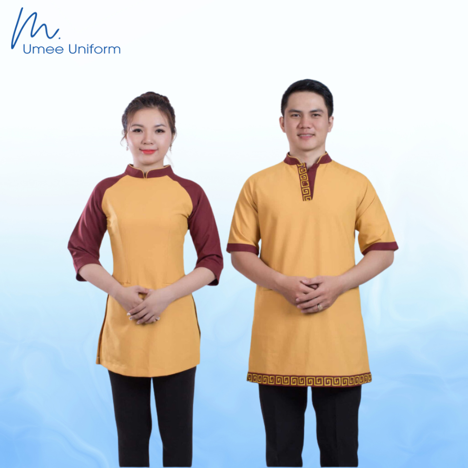 Đồng phục Nhà hàng nhân viên phục vụ mẫu 04