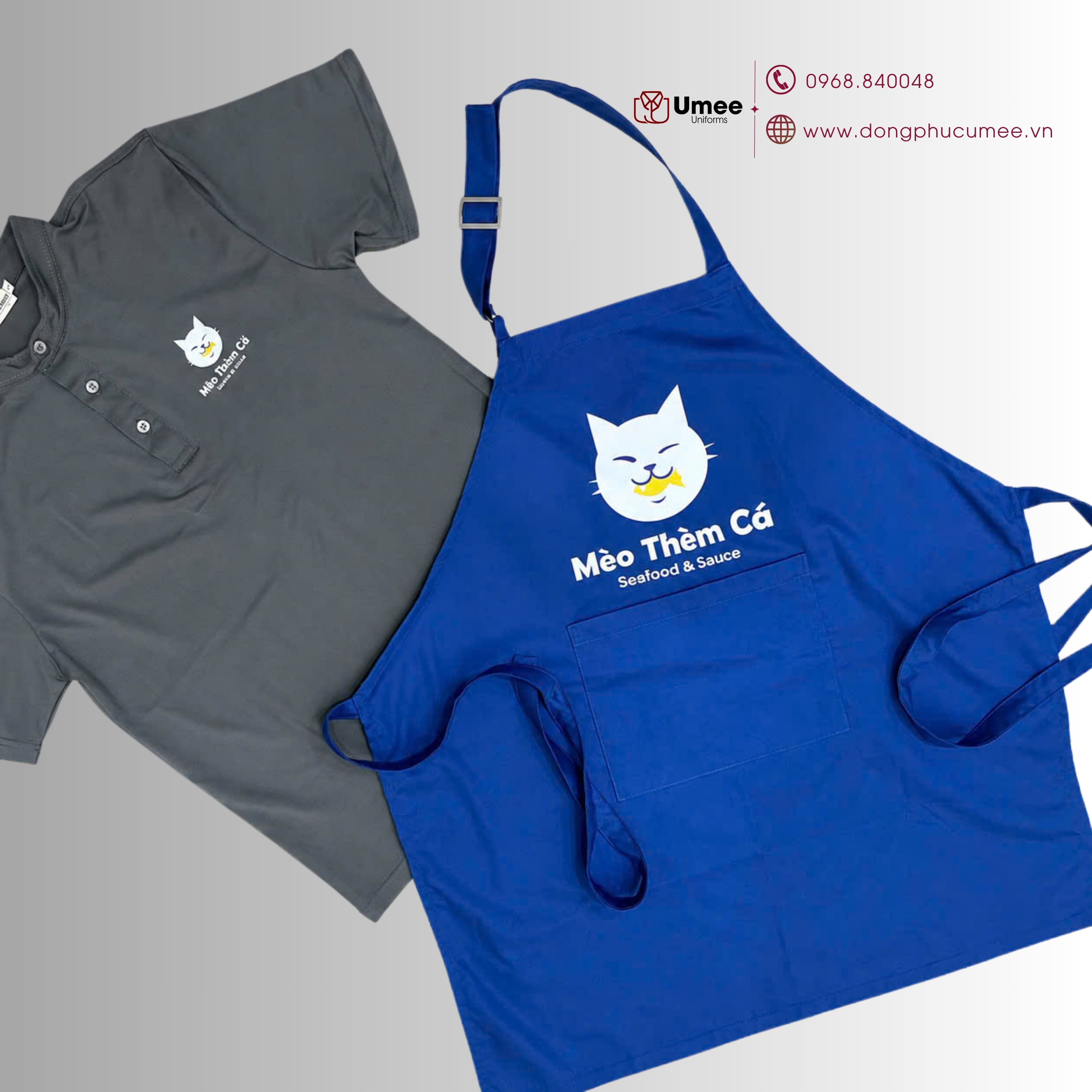 Đồng phục nhà hàng hải sản - Mèo Thèm Cá - Umee Uniform