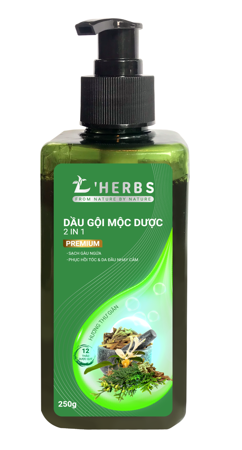 Dầu gội Mộc dược 2IN1 Premium - Hương Thư giãn 250g