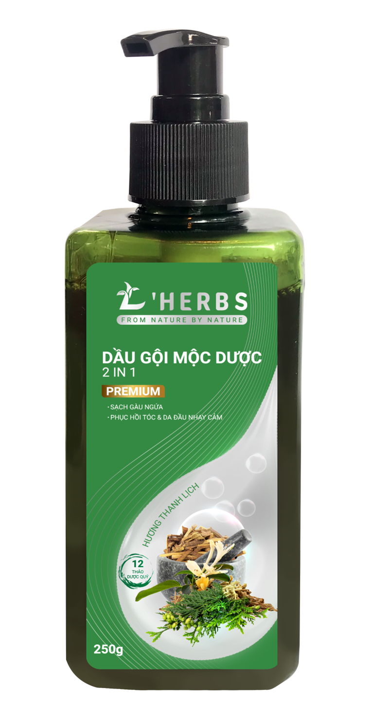 Dầu gội Mộc dược 2IN1 Premium - Hương Thanh lịch 250g