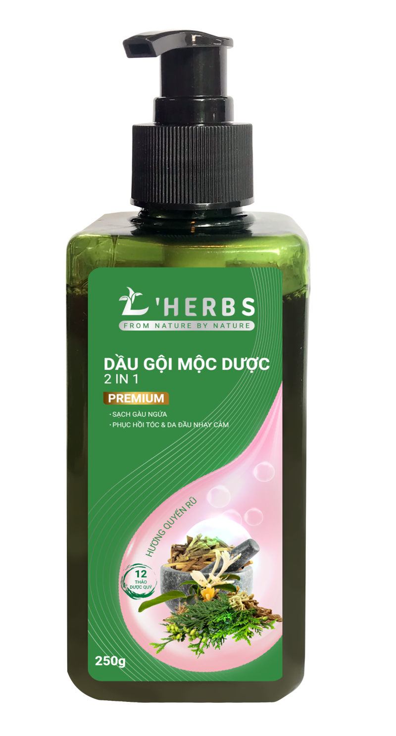 Dầu gội Mộc dược 2IN1 Premium - Hương Quyến rũ 250g
