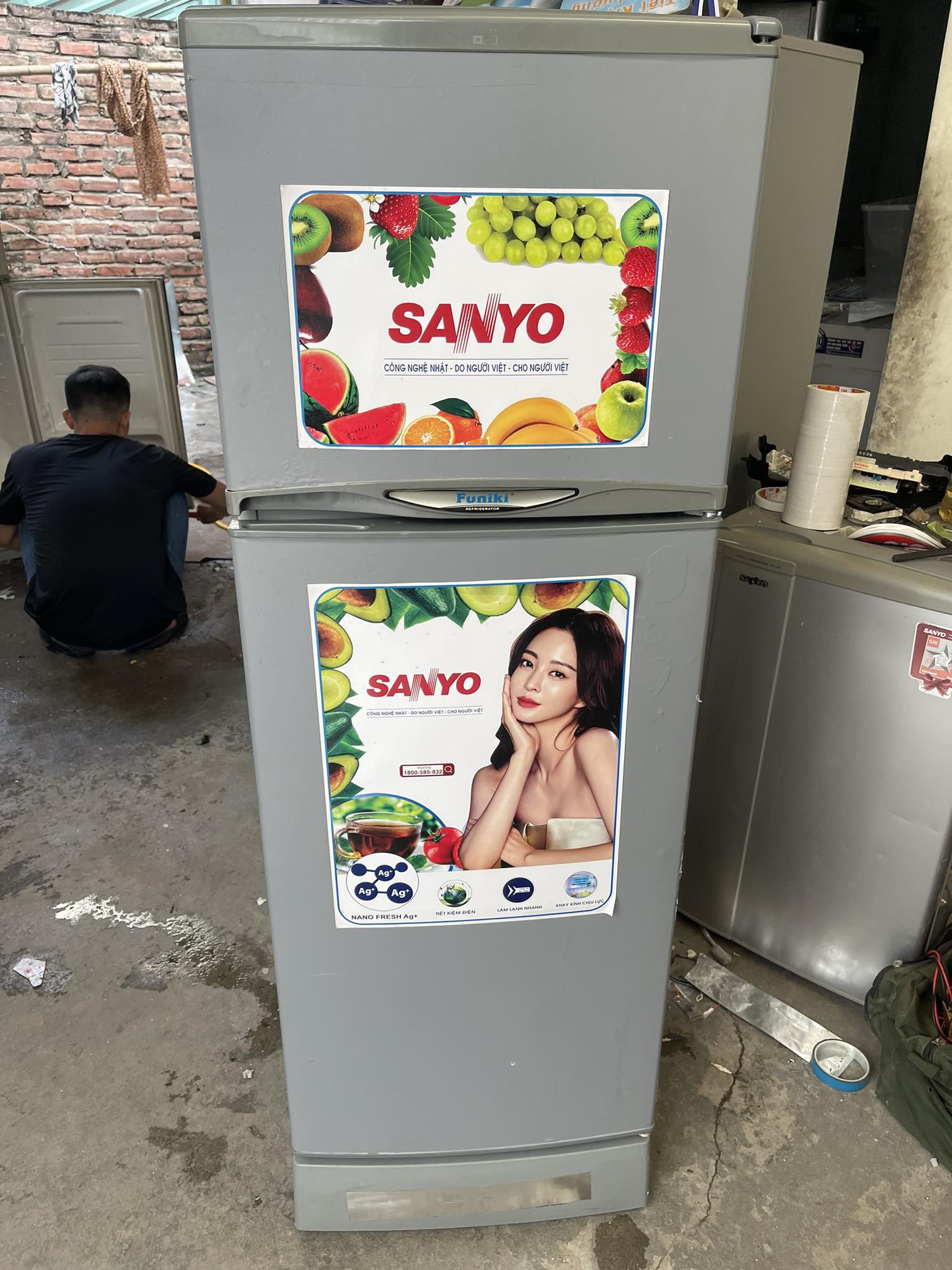 Tủ lạnh sanyo 120l