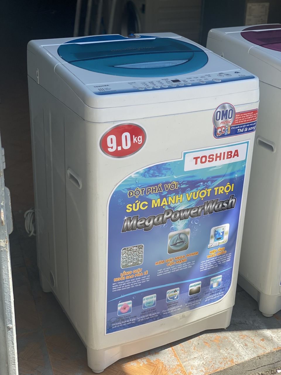 MÁY GIẶT TOSHIBA 9KG LỒNG ĐỨNG