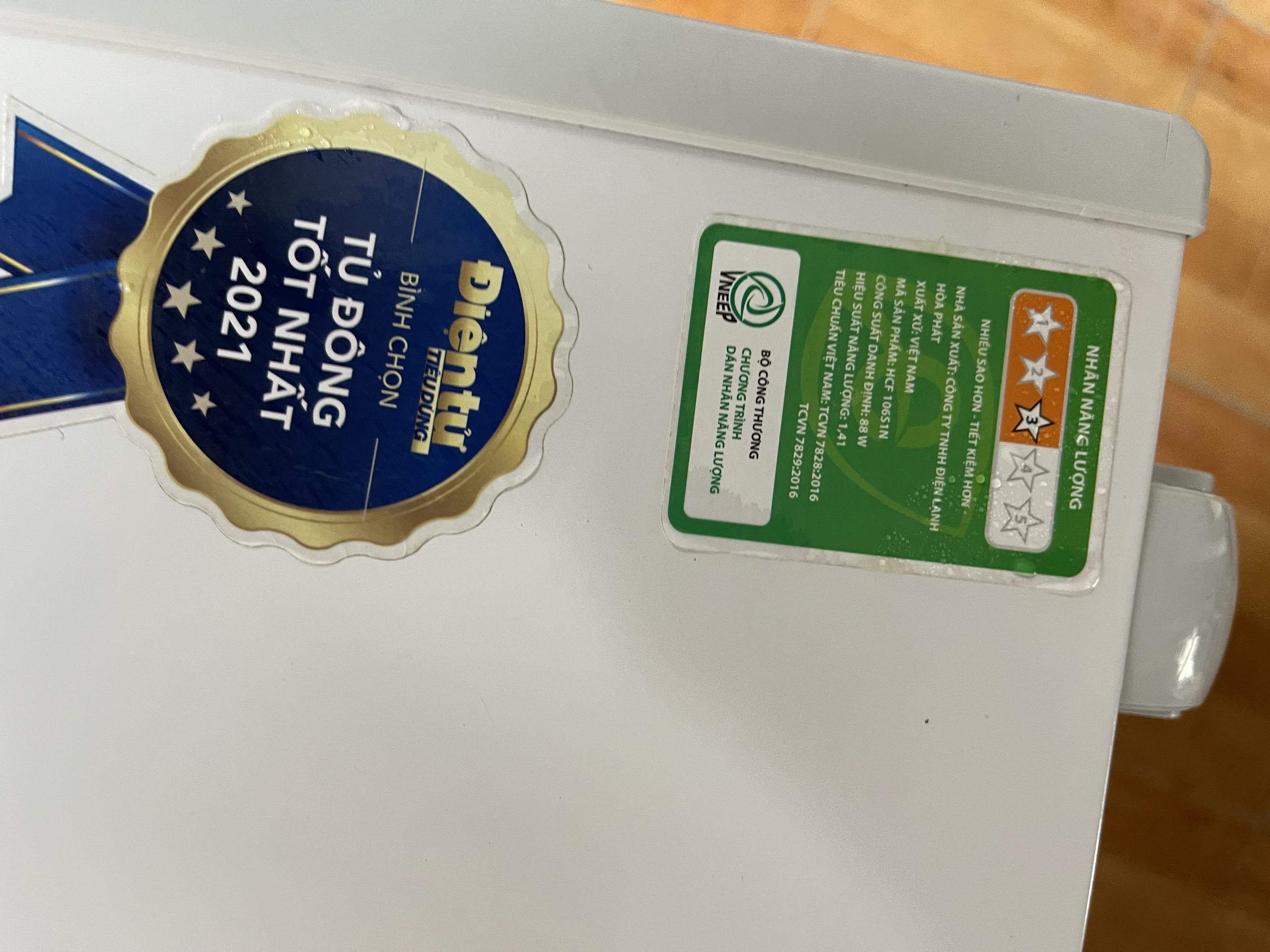 TỦ ĐÔNG MINI 100L HÒA PHÁT MỚI 95%