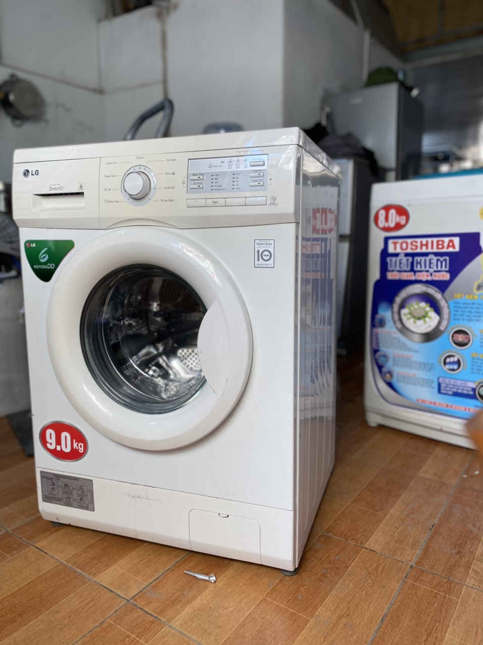 MÁY GIẶT LG LỒNG NGANG 9KG inverter