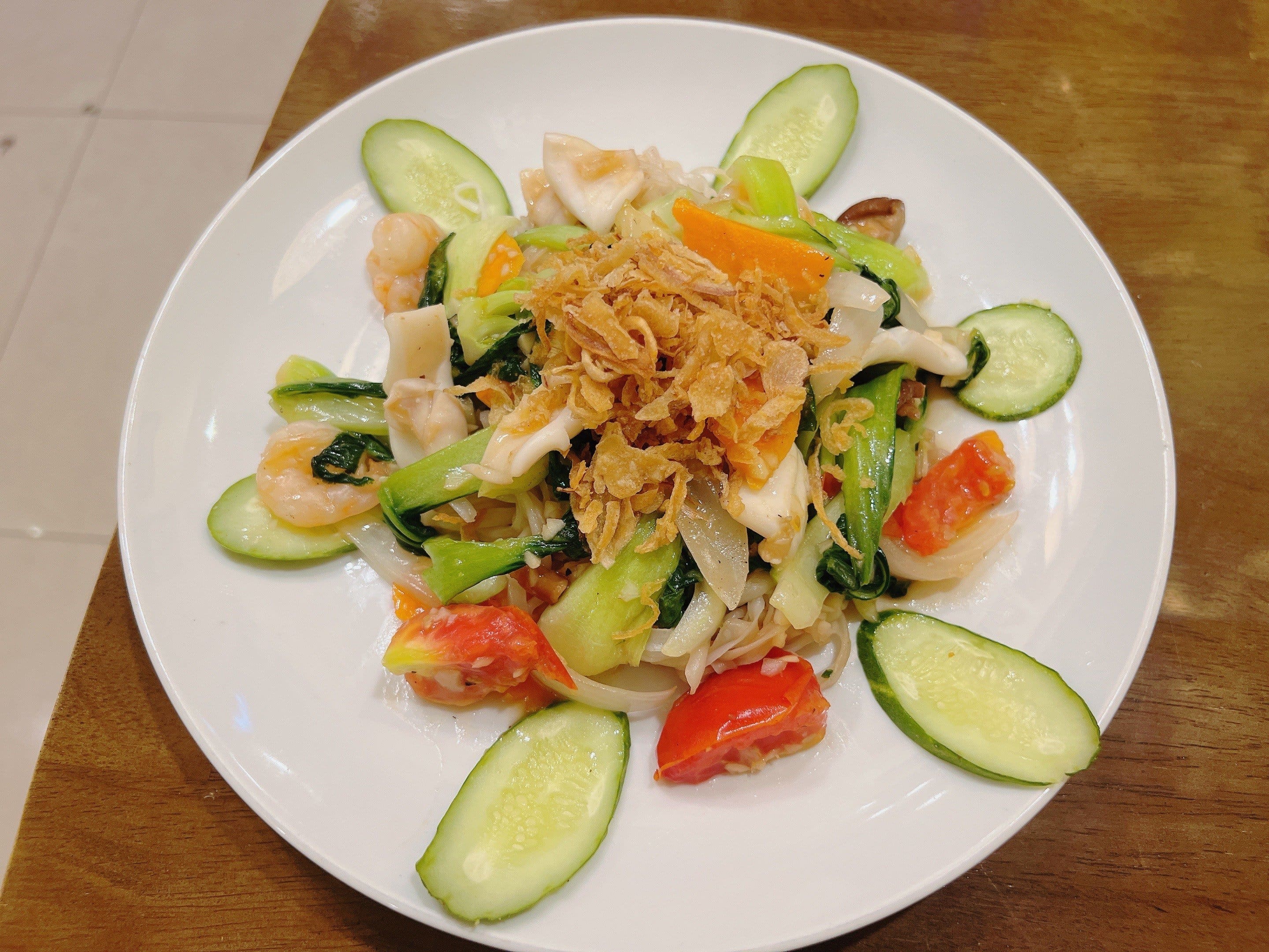 List stir fried noodles