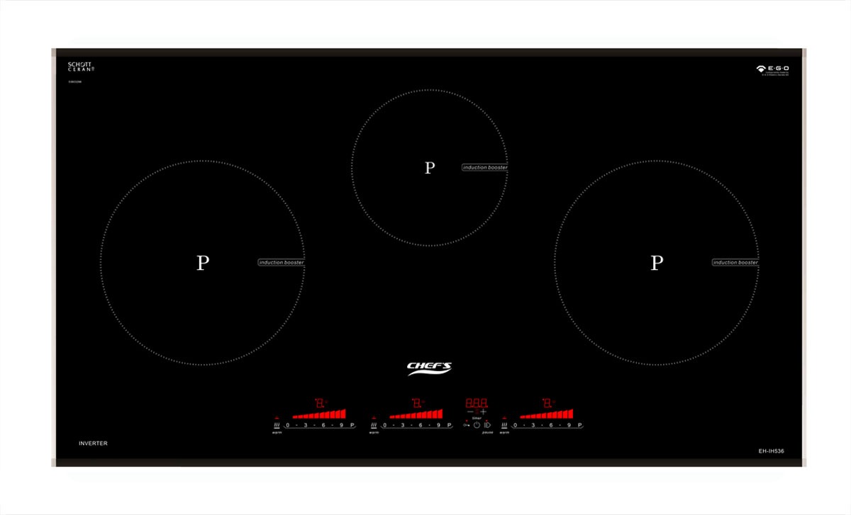 Bếp từ Chef's 3 vùng nấu EH-IH536