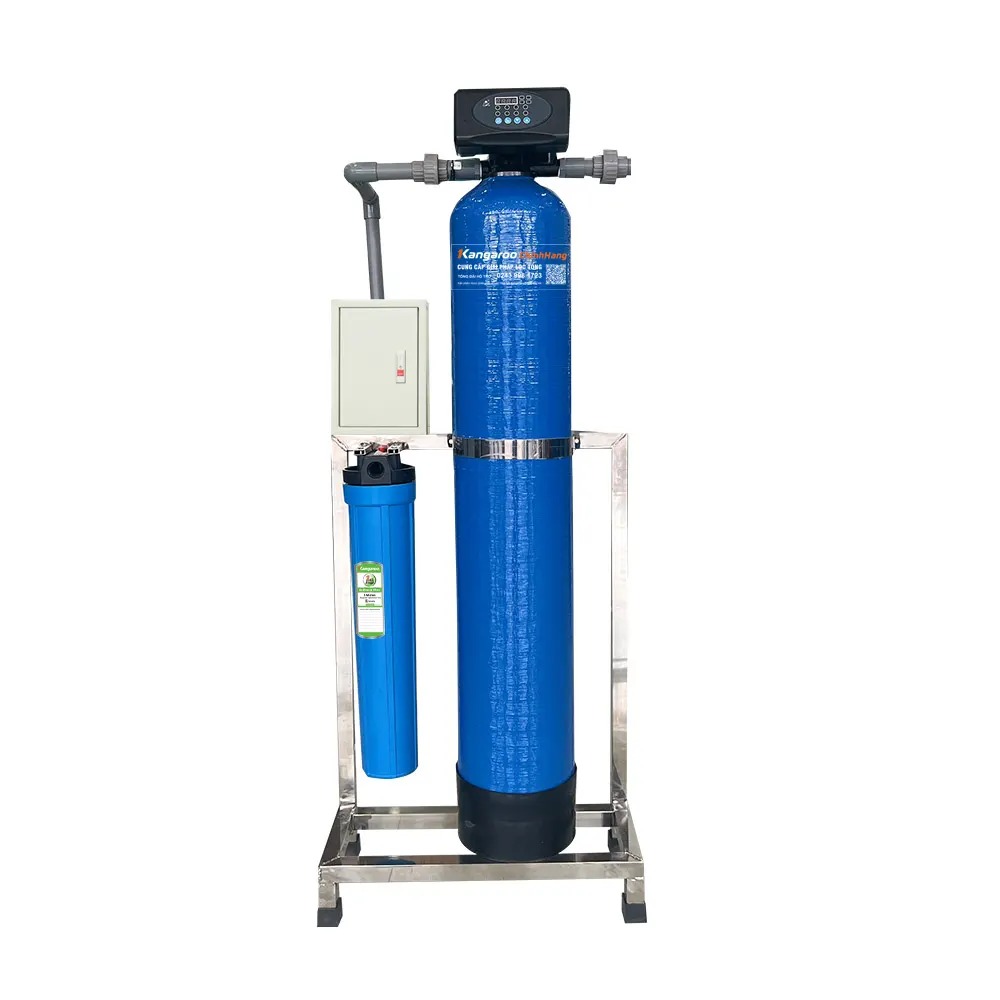 Máy lọc nước đầu nguồn Kangaroo van tự động, xử lý Canxi KG1054TL1