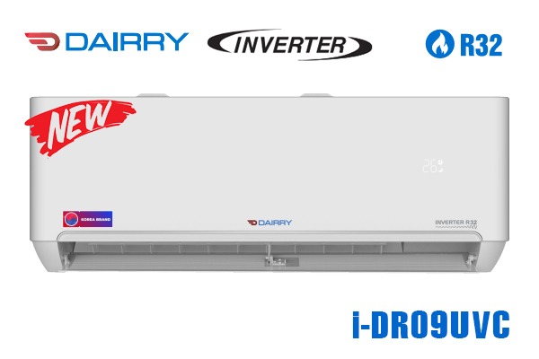 Điều hòa Dairry 10000 btu 1 chiều inverter I-DR09UVC