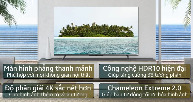 Google Tivi 4K Coocaa 85 inch 85Y73