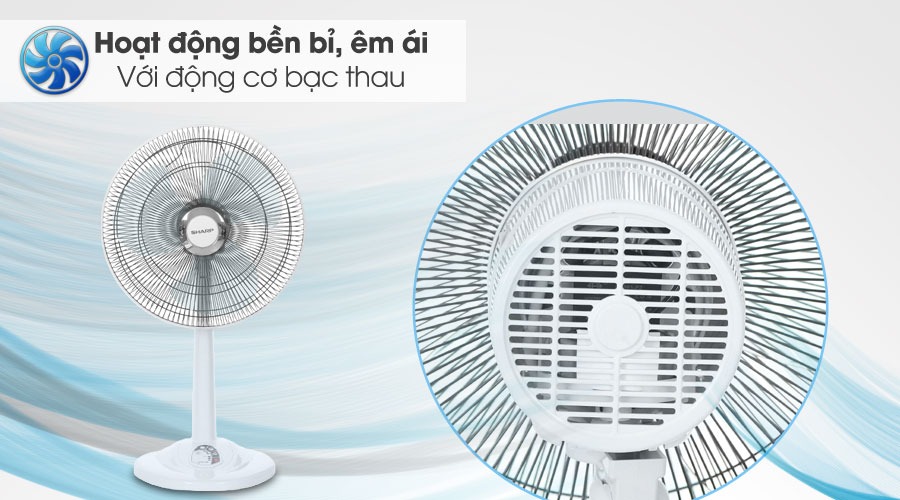 Quạt cây Sharp PJ-L40RV-WH (Có điều khiển)