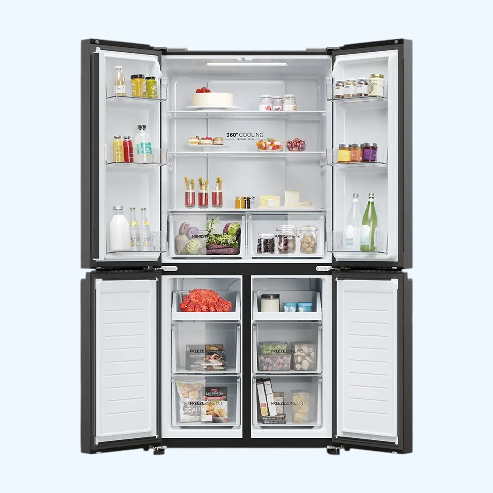 Tủ lạnh Aqua Inverter 529 lít Multi Door AQR-M600XA(GB)