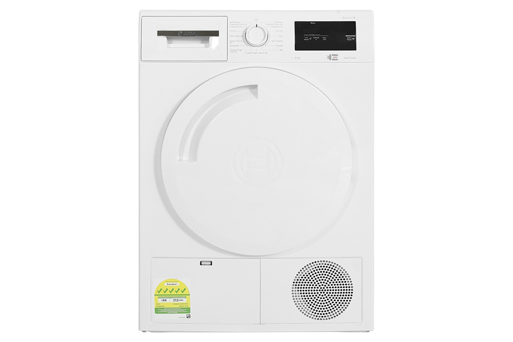 Máy sấy bơm nhiệt Bosch 9 kg WQG24200SG