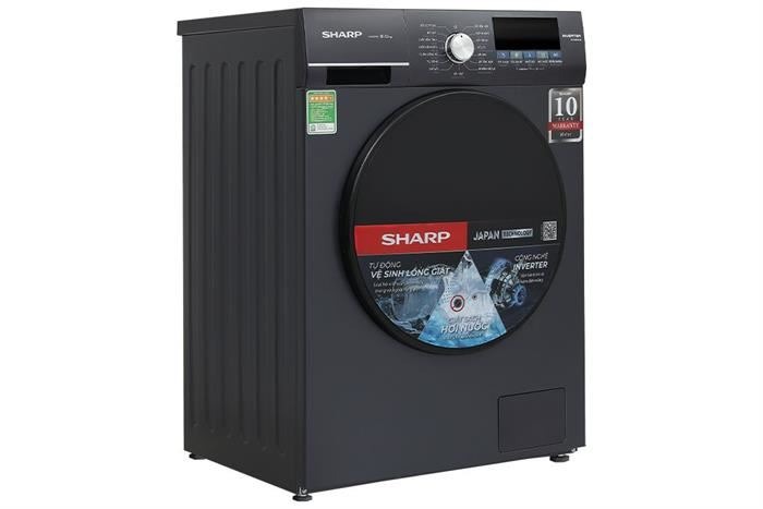 Máy giặt Sharp Inverter lồng ngang 9 kg ES-FM90CB-SB