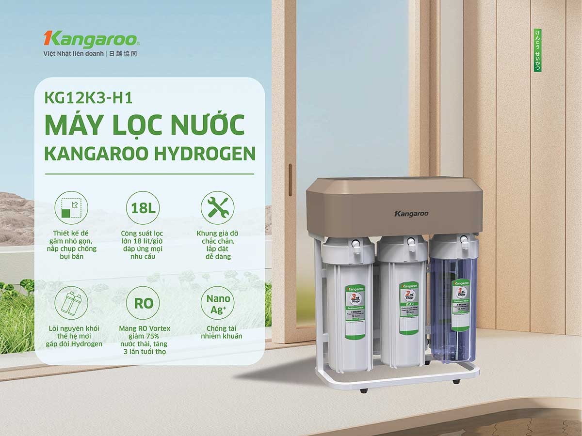 Máy lọc nước Kangaroo Hydrogen KG12K3-H1