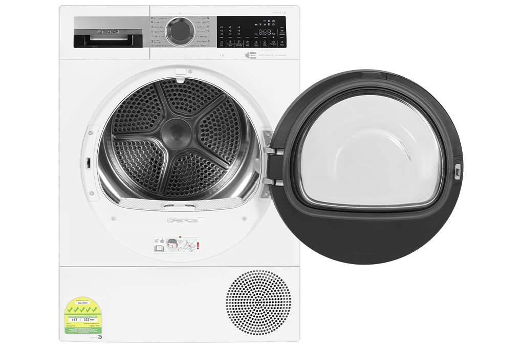 Máy sấy bơm nhiệt Bosch 9 kg WQB245B40