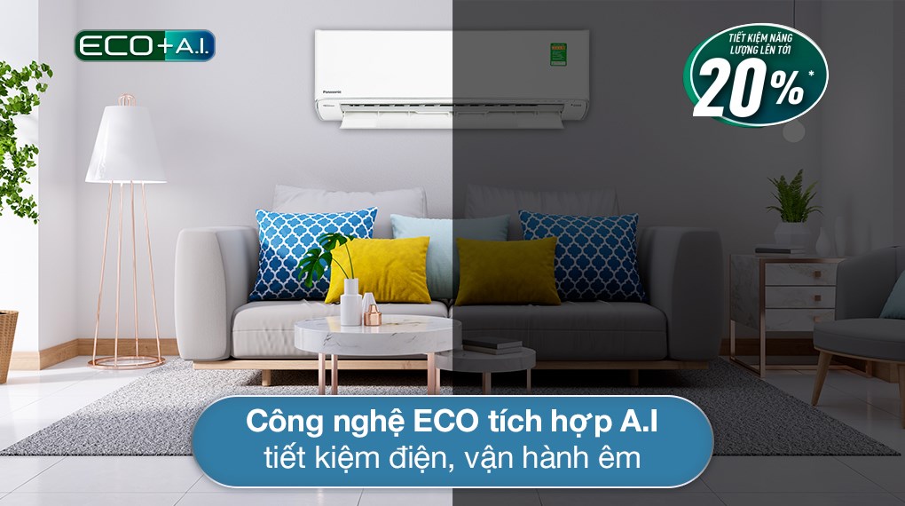 Điều hòa Panasonic 9000 BTU một chiều Inverter CU/CS-XU9XKH-8