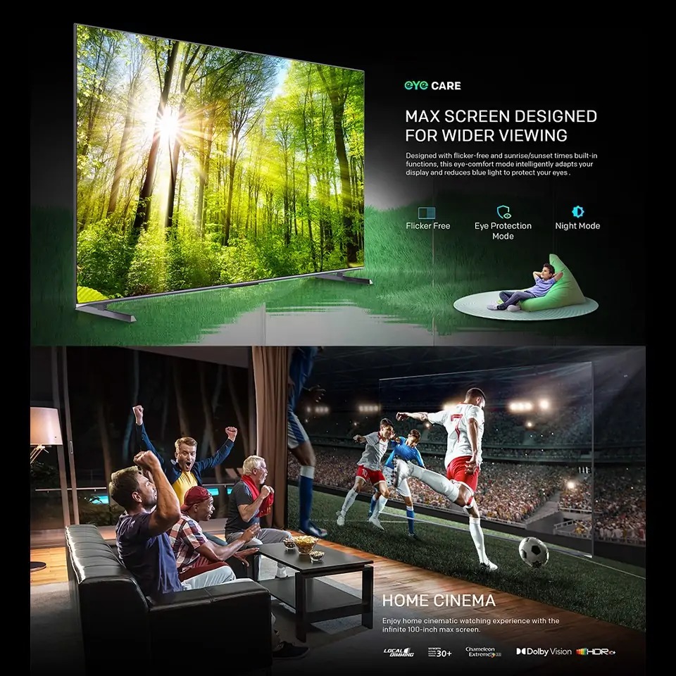 Google Tivi Coocaa QLED 4K 100 inch 100A5D
