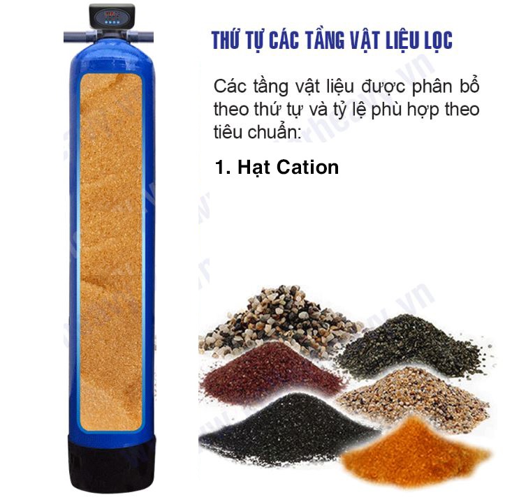 Máy lọc nước đầu nguồn Kangaroo van tự động, xử lý Canxi KG1054TL1C