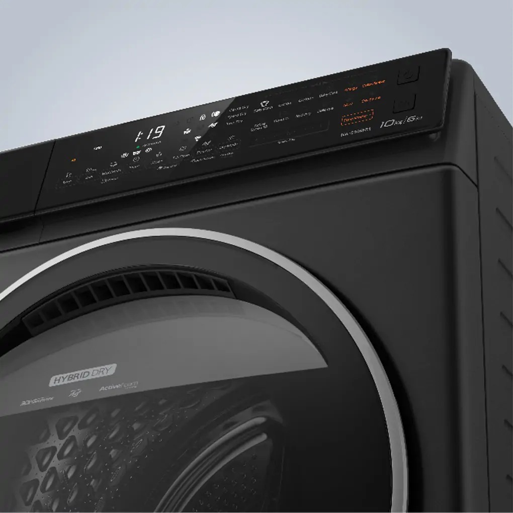 Máy giặt Panasonic Inverter giặt 10 kg - sấy 6 kg NA-S106FR1PV