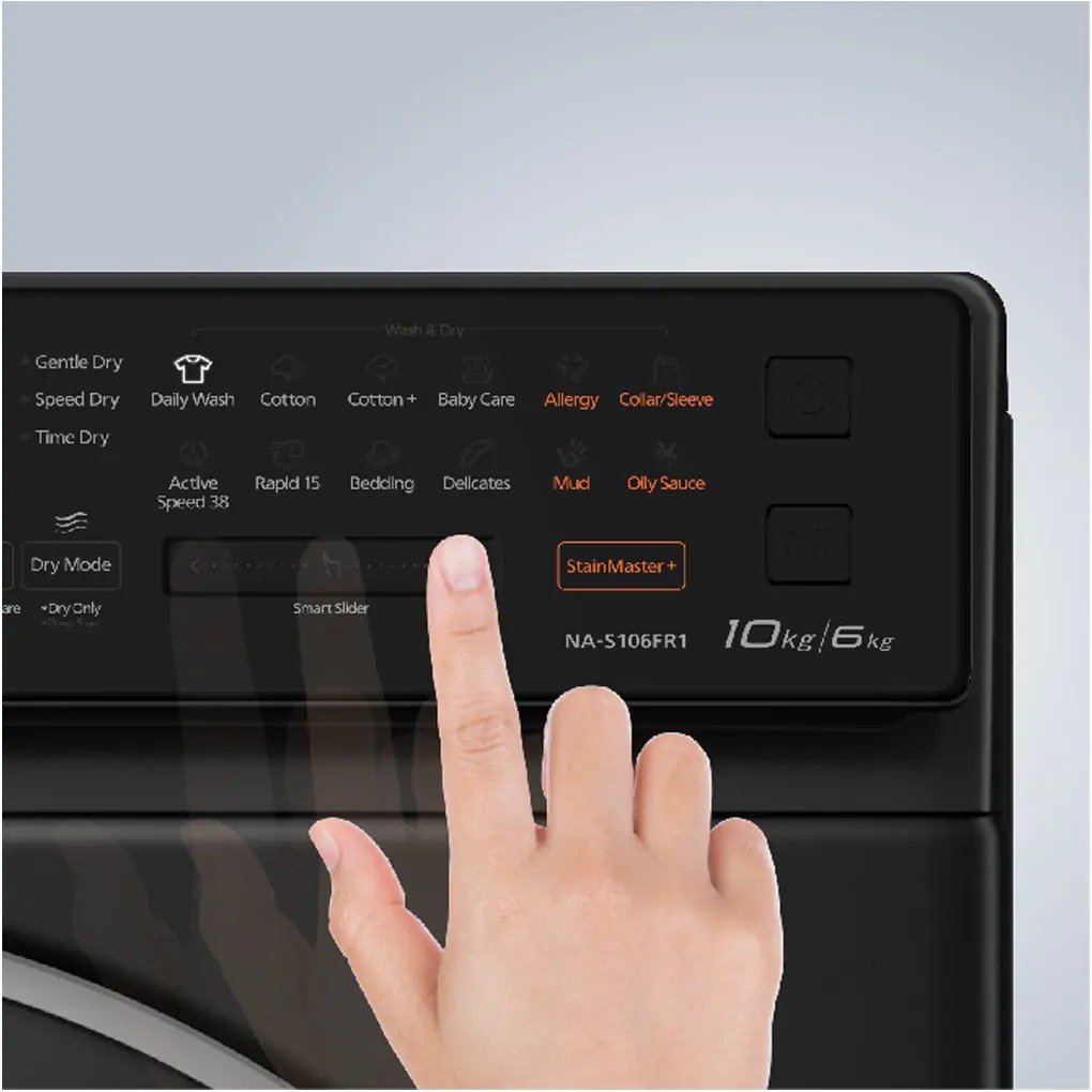 Máy giặt Panasonic Inverter giặt 10 kg - sấy 6 kg NA-S106FR1PV