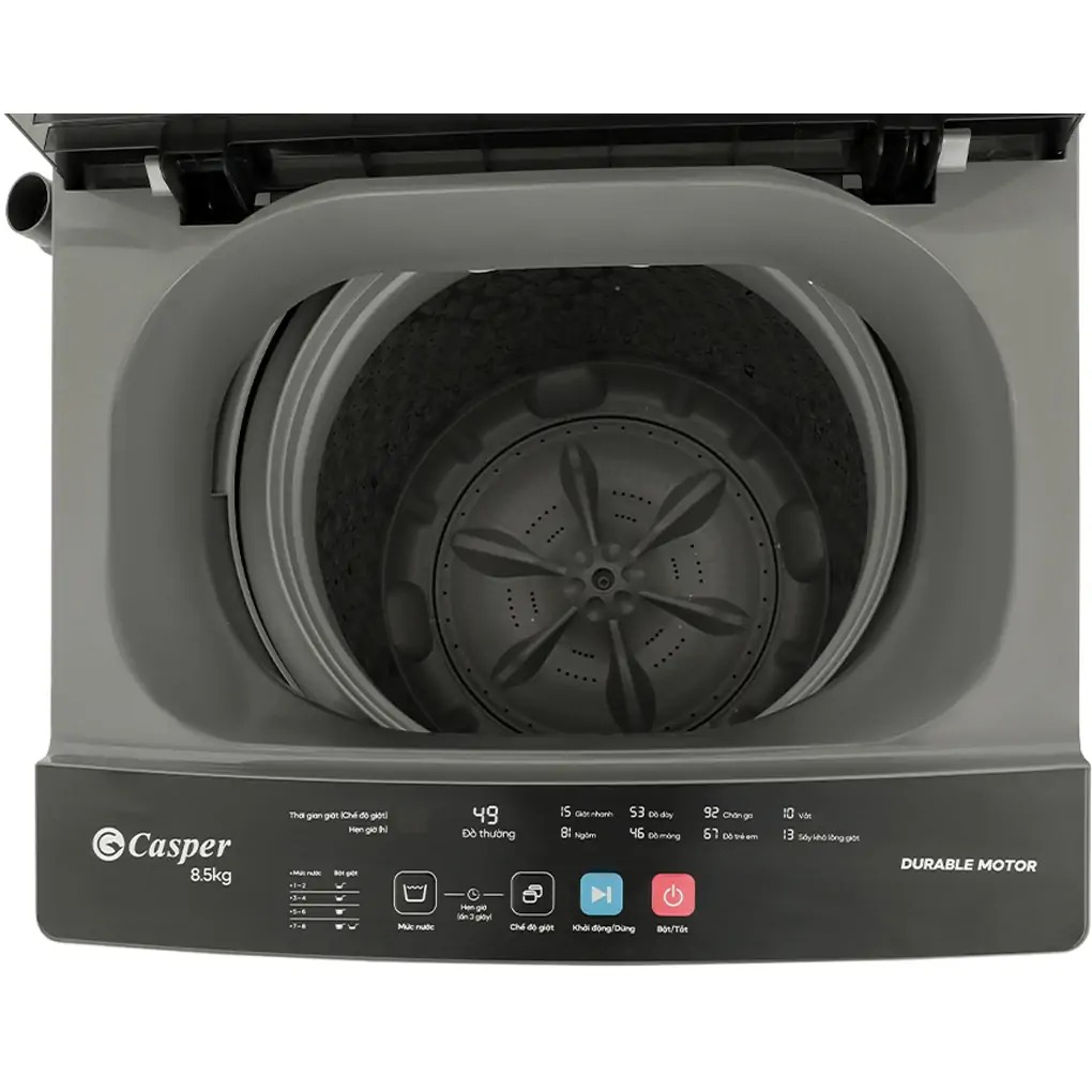Máy giặt Casper lồng đứng 7.5 kg WT-75NG1