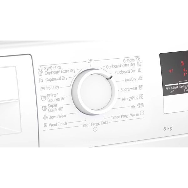 Máy sấy ngưng tụ Bosch 8kg HMH.WTN84201MY Series 4