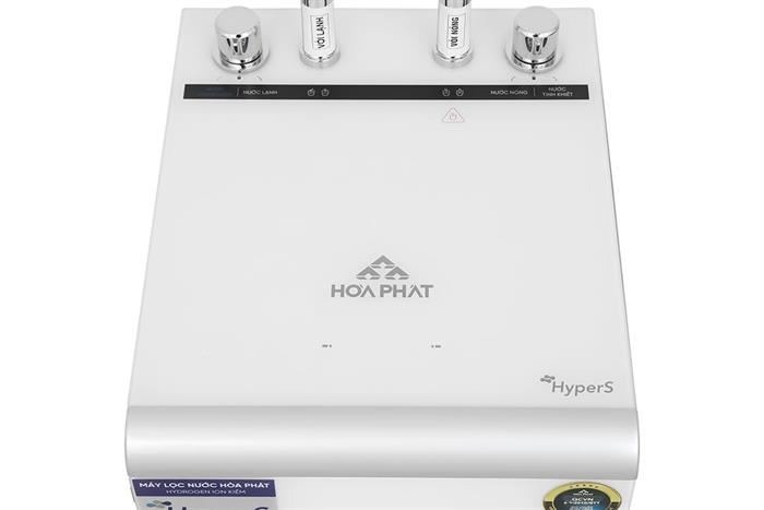 Máy lọc nước Hòa Phát 12 lõi tích hợp nóng lạnh Hydrogen ion kiềm HPA885