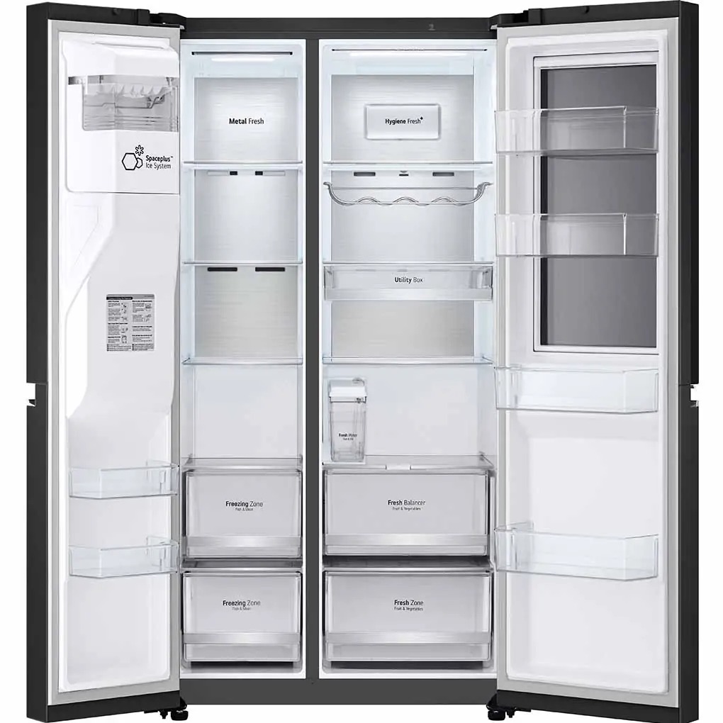 Tủ lạnh LG inverter 635 lít side by side instaview door-in-door GR-X257BL