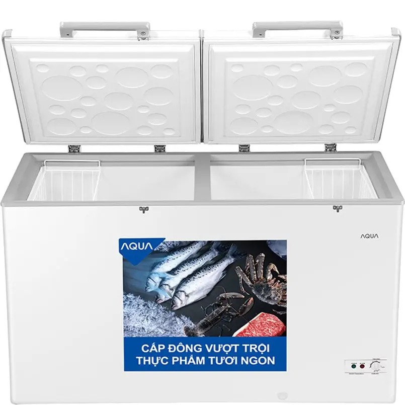 Tủ đông Aqua 2 cánh mở Inverter 425 lít AQF-C5701E