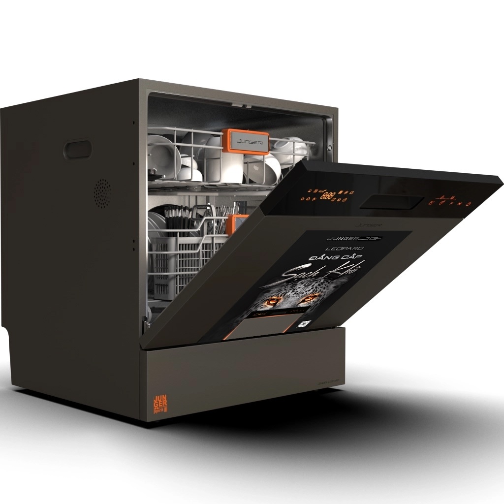 Máy rửa bát độc lập Junger Leopard DWJ-136-VG