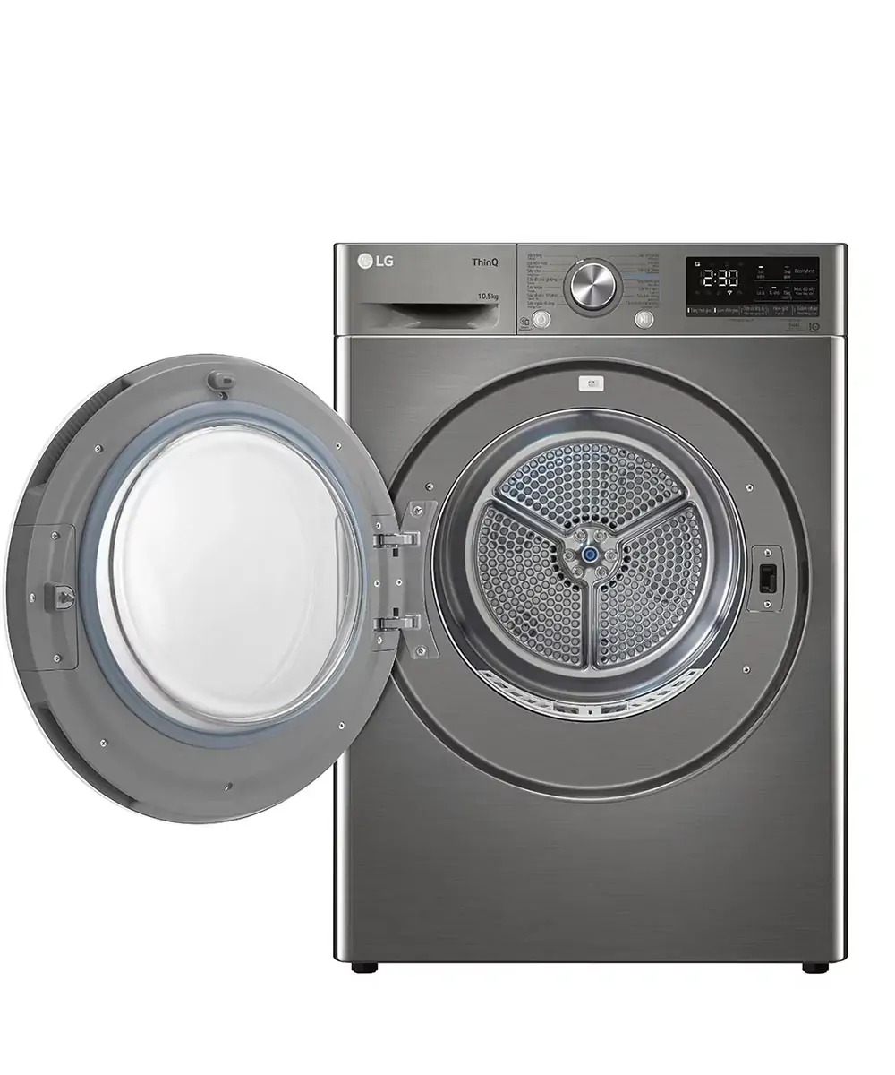Máy sấy bơm nhiệt LG Inverter 10 kg DVHP50P