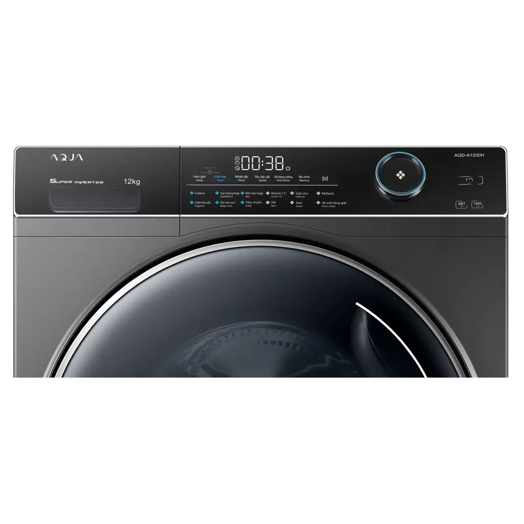 Máy giặt Aqua Inverter lồng ngang 12 kg AQD-A1200H PS