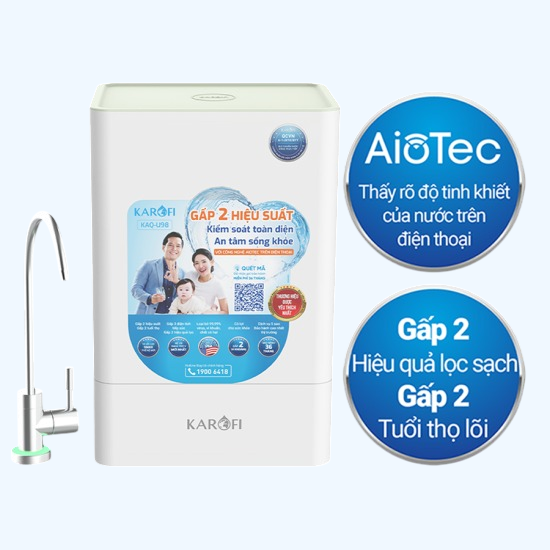 Máy lọc nước RO Karofi KAQ-U98