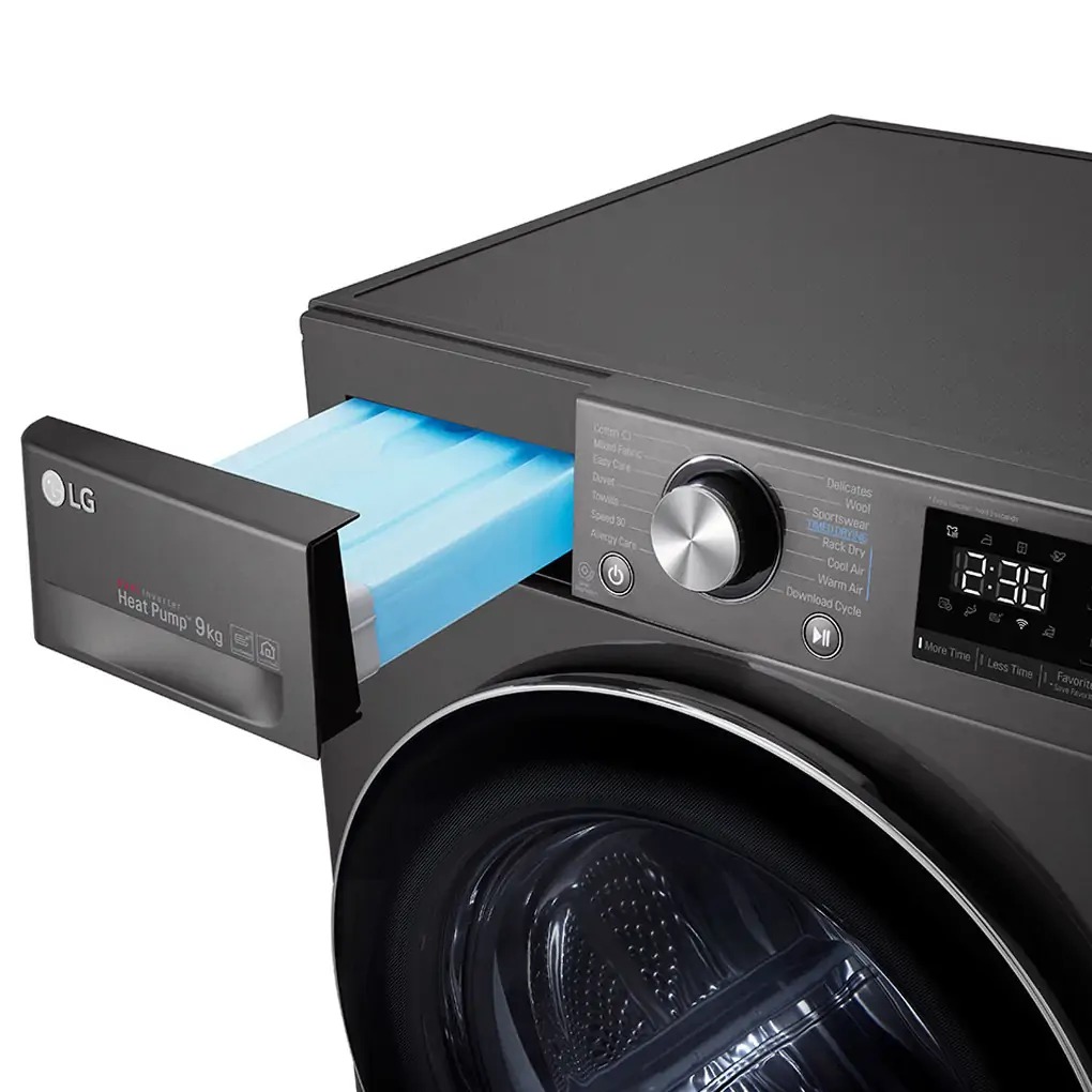 Máy sấy bơm nhiệt LG 9 kg DVHP09B