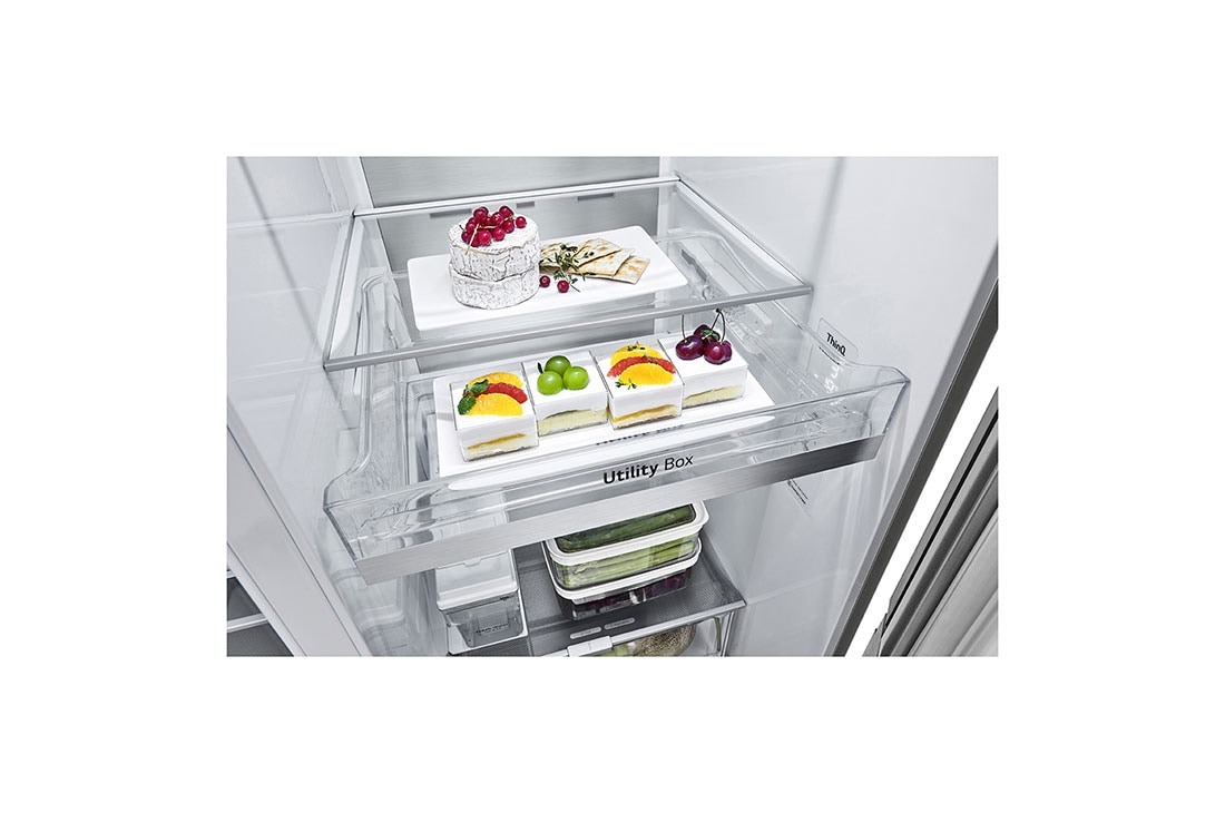 Tủ lạnh LG inverter 674 lít side by side instaview door-in-door GR-X257JS