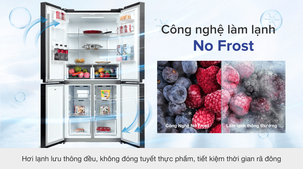 Tủ lạnh Samsung inverter 511 lít multi door RF48A4010B4/SV