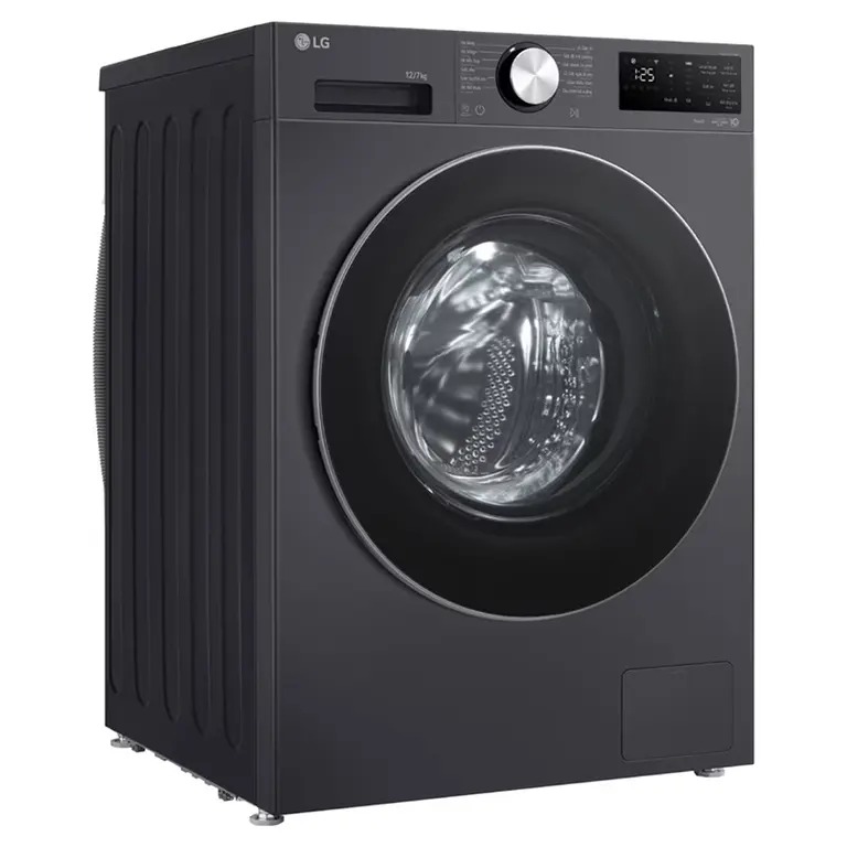 Máy giặt sấy lồng ngang LG AI DD™ Inverter Giặt 12 sấy 7kg FX1412D5G