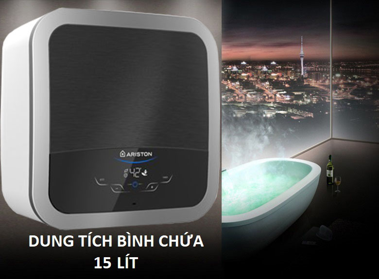 Bình nóng lạnh Ariston 15 lít vuông AN2 15 TOP 2.5 FE