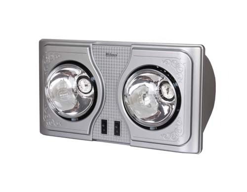 Đèn sưởi nhà tắm Hans 2 bóng H2B