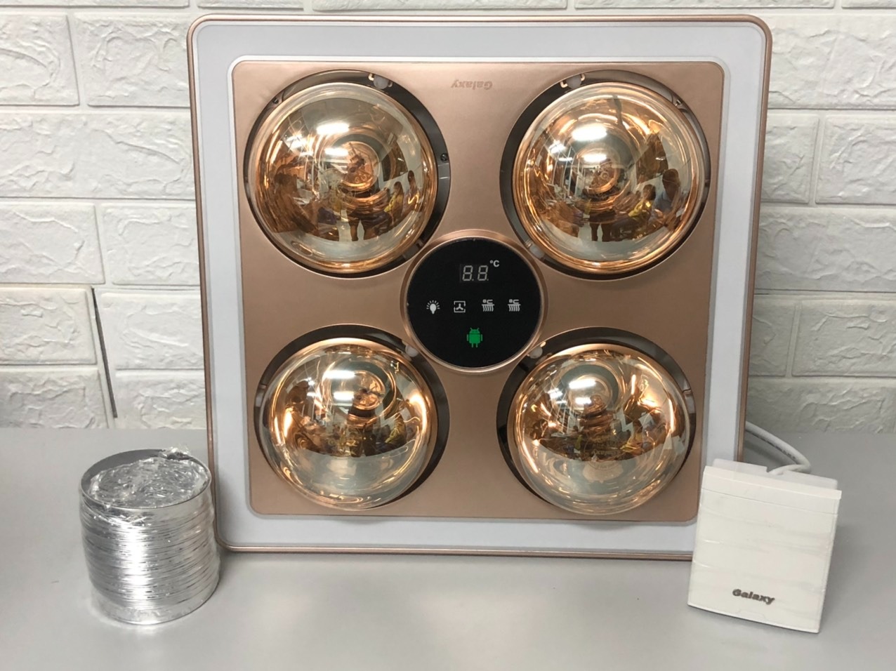 Đèn sưởi nhà tắm âm trần Galaxy 4 bóng GCHL-4L