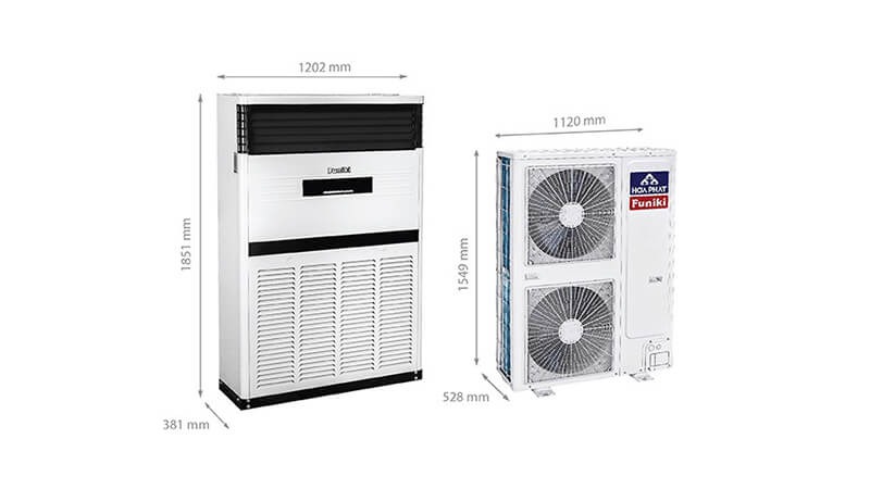 Điều hòa tủ đứng Funiki 2 chiều 100.000BTU FH100MMC1